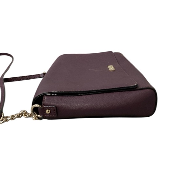 Kate Spade Purple Crossbody Clutch Chain Purse - Picture 3 of 8
